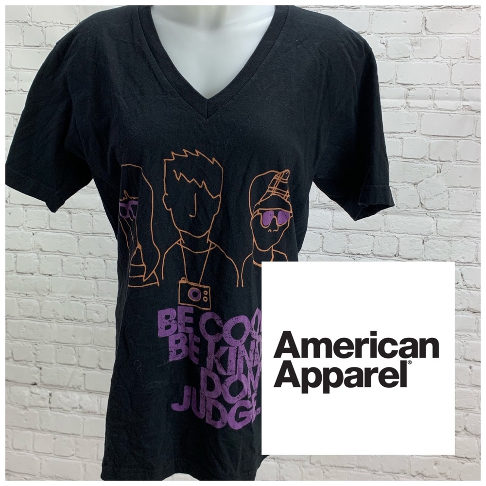 America Apparel Ellen Degenerous Show Tee Size M